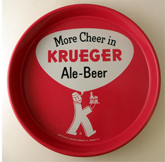 More Cheer in Krueger Beer Tray